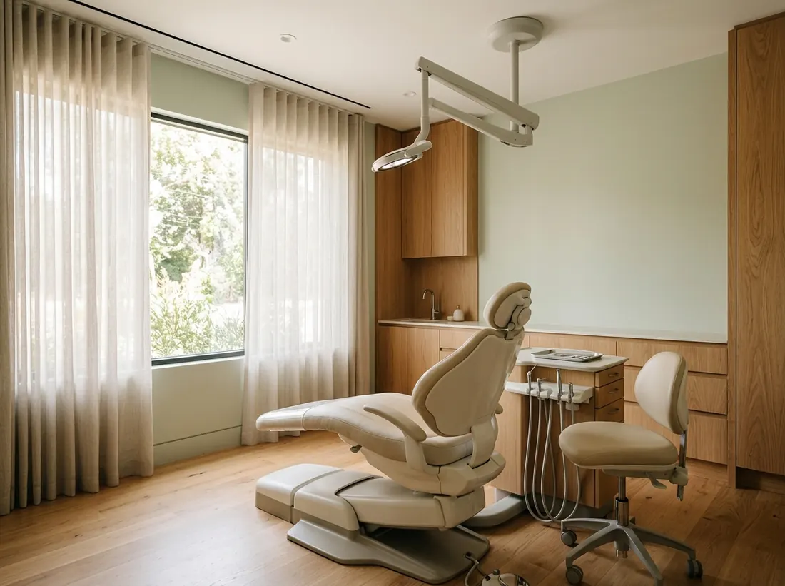 Bright modern dental operatory
