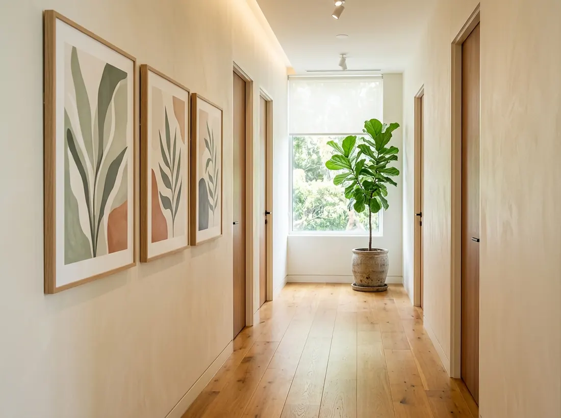 Calming hallway in our Orange, TX office