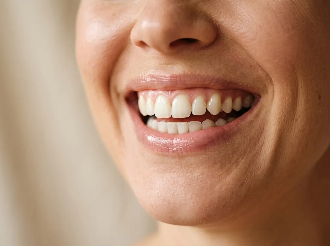A bright, natural smile
